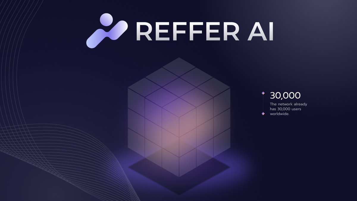 RefferAI's tweet image. The Reffer AI network continues to grow: more than 30,000 users have already joined the decentralized ecosystem. Their computing power forms the foundation for AI training and the scaling of the REFFAI token.🚀

#AI #Web3 #REFFER #REFFAI #RefferAI
