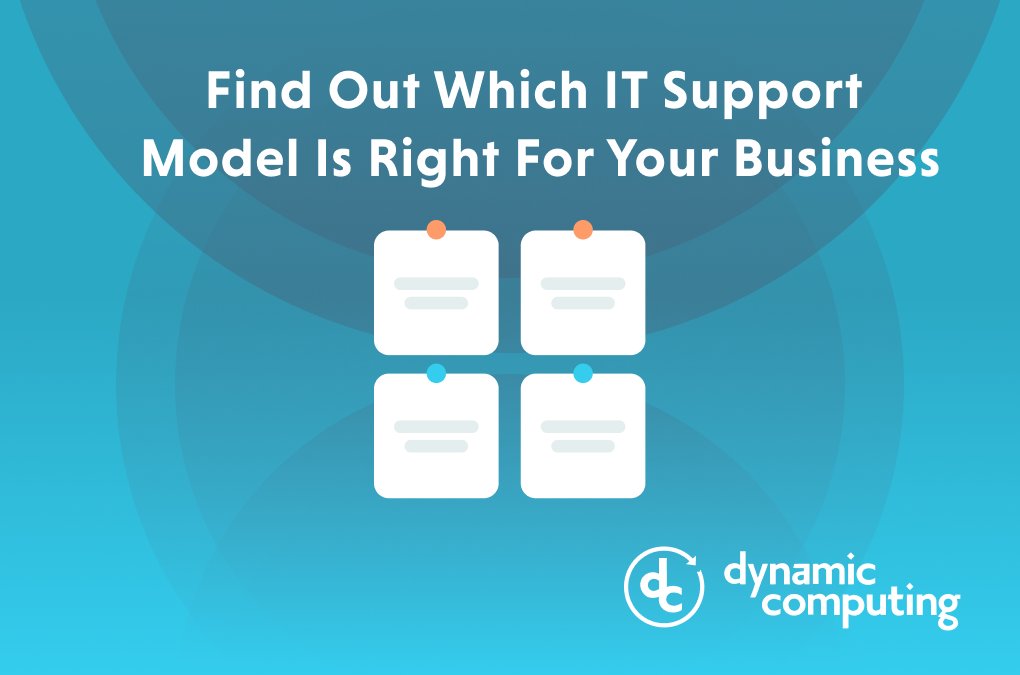 DynComputing's tweet image. Struggling to figure out the right level of IT support for your business? Use our new IT model tool to find your perfect match.
#IT #ITSupport
hubs.la/Q03FJ4q50