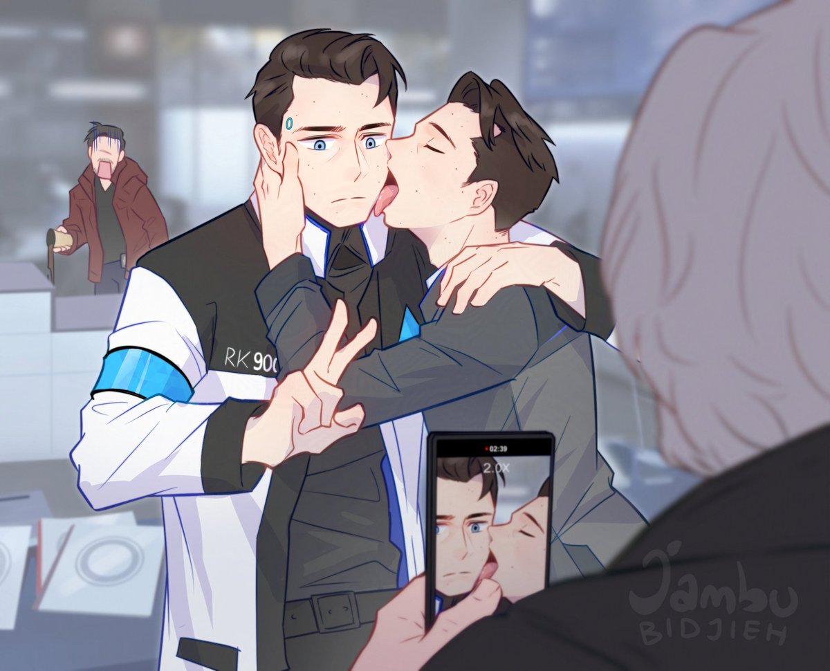 Day 8 – Daily life of fav characters

Just a normal day at the DPD
#HankRK1700