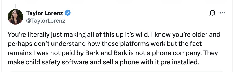 Rachel Cohen (@rmc031) on Twitter photo haha okay this is all insane, but just to set the record straight (because she's now deleted her Tiktok video!)
Taylor posted a video on her account that she labeled as "#ad" in her caption, she said in the video she's "proud to partner with" Bark, she explicitly advised parents haha okay this is all insane, but just to set the record straight (because she's now deleted her Tiktok video!)
Taylor posted a video on her account that she labeled as "#ad" in her caption, she said in the video she's "proud to partner with" Bark, she explicitly advised parents