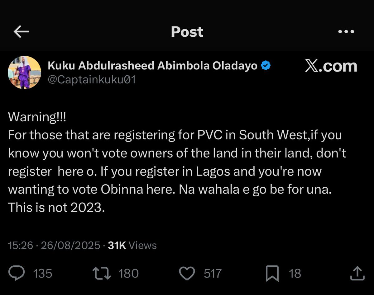 iDAN ๐ฆธ๐ฝ (@dangbanamanager) on Twitter photo Iโm keeping this here for future reference. If the DSS <a href="/OfficialDSSNG/">Department of State Services (DSS)</a> and the Nigeria Police donโt arrest him, then itโs clear that APC and Bola Tinubu sent him. Iโm keeping this here for future reference. If the DSS <a href="/OfficialDSSNG/">Department of State Services (DSS)</a> and the Nigeria Police donโt arrest him, then itโs clear that APC and Bola Tinubu sent him.