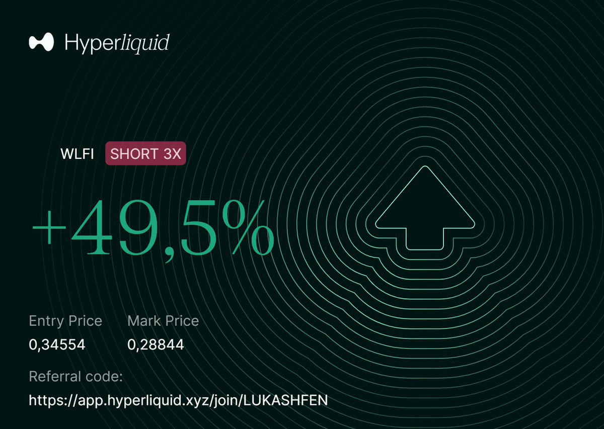 I saw $XPL! 
$WLFI was a gift.