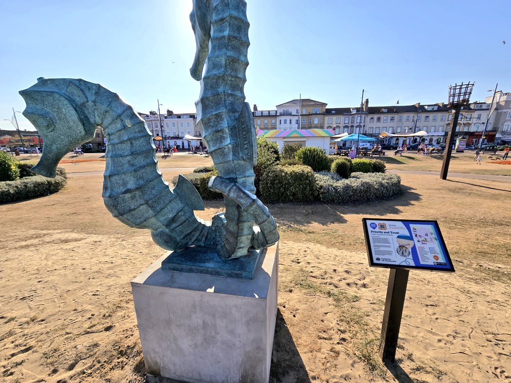 1980sRewind's tweet photo. ⛱️ From Sea Horses to Horses ...
I had a fab time Yesterday in Great Yarmouth fact finding for @bstetc 
#JenX 🛼🛼
#HowlinTedWolf 🛹 
#TheWorldsFriendliestWolfsTown 🐺 https://t.co/fLDvkYmy4P