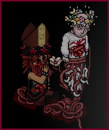 Thblack0ut's tweet image. ☠️ Vista preto e vermelho e vamos aos rituais, eles são quase obrigatórios por aqui. Prove sua lealdade: coma-os.

🩸 Moradores de Discantia, encontrem-me no 📍 Beco Bobba às 2h da madrugada para que eu possa lhes entregar um presente.

Nick: Haang / Planeta Riff 
#MelodiaCosmica