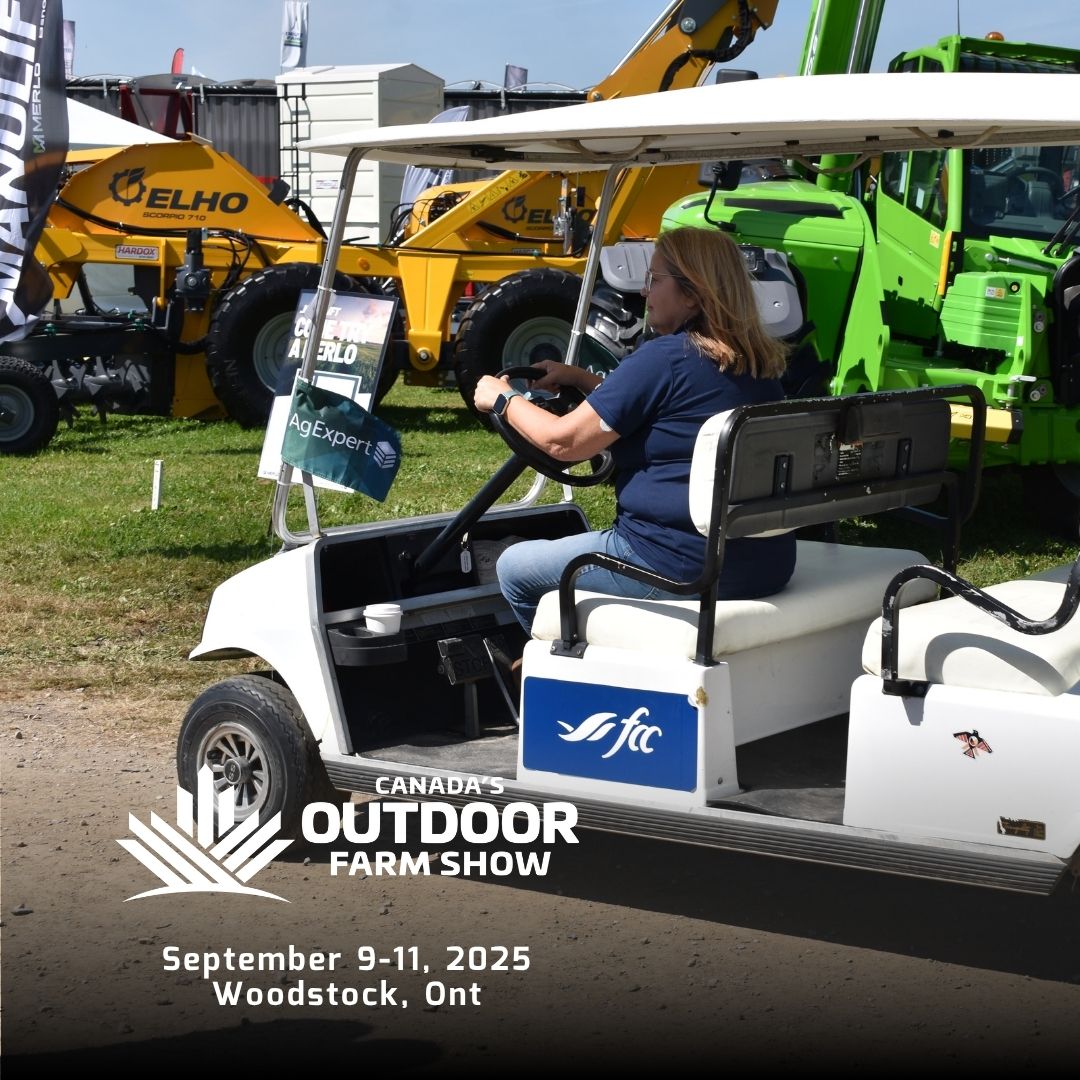 outdoorfarmshow's tweet photo. โณ 14 DAYS TO GO โ #COFS25!
Live demos, crop plots, livestock & 650+ exhibitorsโsee it all in the field.
๐ Woodstock, Ontario
๐
September 9โ11, 2025
๐๏ธ Get your tickets:
https://t.co/0dRRptsEyD
#CanadasOutdoorFarmShow #cdnag #eastcdnag #agqc #ontag #bcag #mbag #abag #saskag https://t.co/Gmn6icqVGD