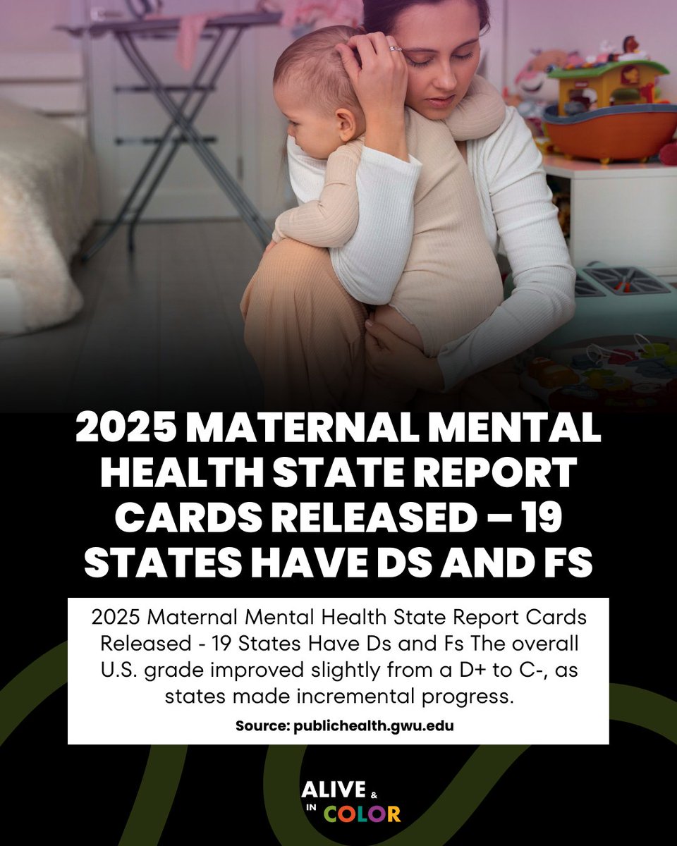 AliveAndInColor's tweet image. The 2025 Maternal Mental Health State Report Cards are in + #AdrienneBailon is on a mission to debunk Latina fertility myths.  SWIPE 

Get the full stories delivered to your inbox every Monday by joining our community. It’s FREE. aliveandincolor.com/join-the-commu…