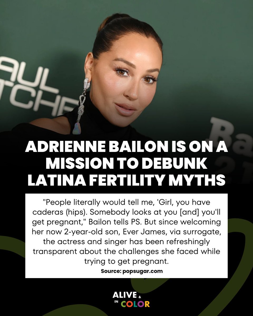 AliveAndInColor's tweet image. The 2025 Maternal Mental Health State Report Cards are in + #AdrienneBailon is on a mission to debunk Latina fertility myths.  SWIPE 

Get the full stories delivered to your inbox every Monday by joining our community. It’s FREE. aliveandincolor.com/join-the-commu…