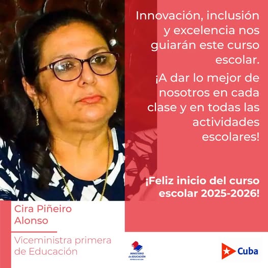 🇨🇺El #1deSeptiembre celebraremos el #RegresoAClases. Será una día de alegría que nos impulsará a desarrollar el curso escolar 2025-2026 inspirados en el ideario pedagógico de #FidelCastroRuz en su centenario.
#CubaMined