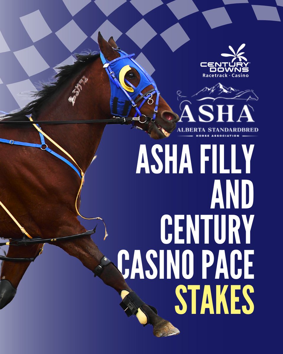 We're down to our second last race day before the Standardbreds head up the highway for the fall, catch the action before it's gone!
6:15pm MT post time
Free digital program available here: cnty.com/centurydowns/r…