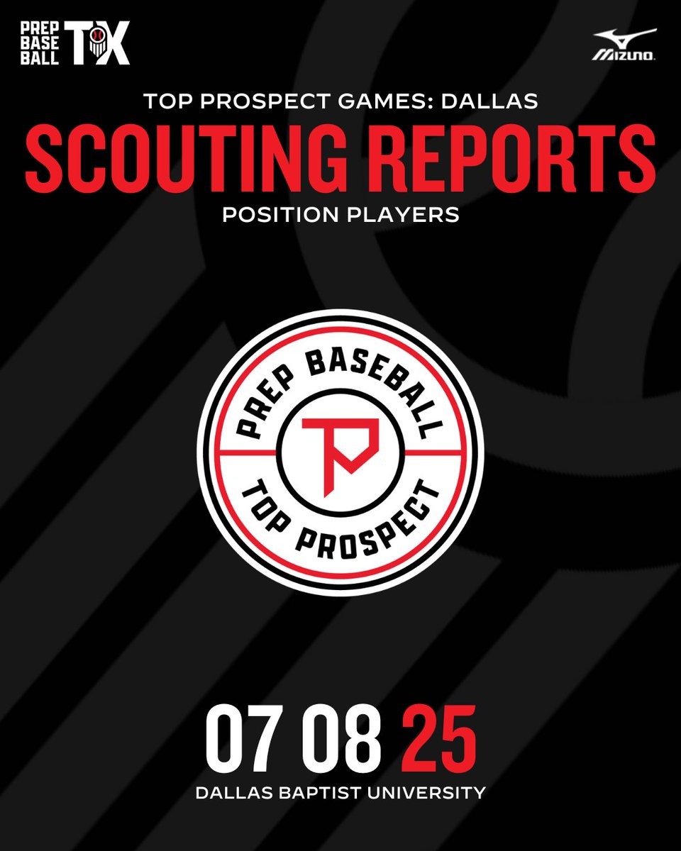 Prep Baseball Texas (@prepbaseball_tx) on Twitter photo ๐๐จ๐ฉ ๐๐ซ๐จ๐ฌ๐ฉ๐๐๐ญ ๐๐๐ฆ๐๐ฌ ๐๐๐ฅ๐ฅ๐๐ฌ: ๐๐จ๐ฌ๐ข๐ญ๐ข๐จ๐ง ๐๐ฅ๐๐ฒ๐๐ซ ๐๐ง๐๐ฅ๐ฒ๐ฌ๐ข๐ฌ โ๏ธ
Scouting reports on every position player from the Top Prospect Games: Dallas, along with a Top-8๏ธโฃ ranking of the day's top performers.๐
๐: loom.ly/kDu5kWE ๐๐จ๐ฉ ๐๐ซ๐จ๐ฌ๐ฉ๐๐๐ญ ๐๐๐ฆ๐๐ฌ ๐๐๐ฅ๐ฅ๐๐ฌ: ๐๐จ๐ฌ๐ข๐ญ๐ข๐จ๐ง ๐๐ฅ๐๐ฒ๐๐ซ ๐๐ง๐๐ฅ๐ฒ๐ฌ๐ข๐ฌ โ๏ธ
Scouting reports on every position player from the Top Prospect Games: Dallas, along with a Top-8๏ธโฃ ranking of the day's top performers.๐
๐: loom.ly/kDu5kWE