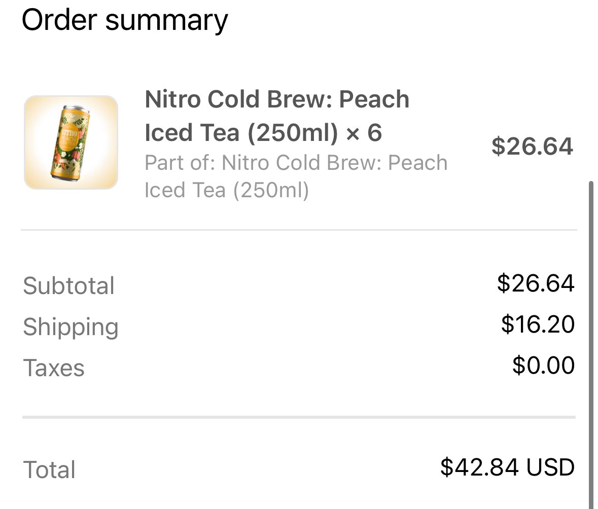 I ordered today my first drinks from <a href="/RaposaCoffeeCo/">raposa.</a> 

Supporting the project isn’t expensive it’s about conviction. Plus, if you’re a holder, you get a discount. Time to discover how refreshing this new iced tea really is!