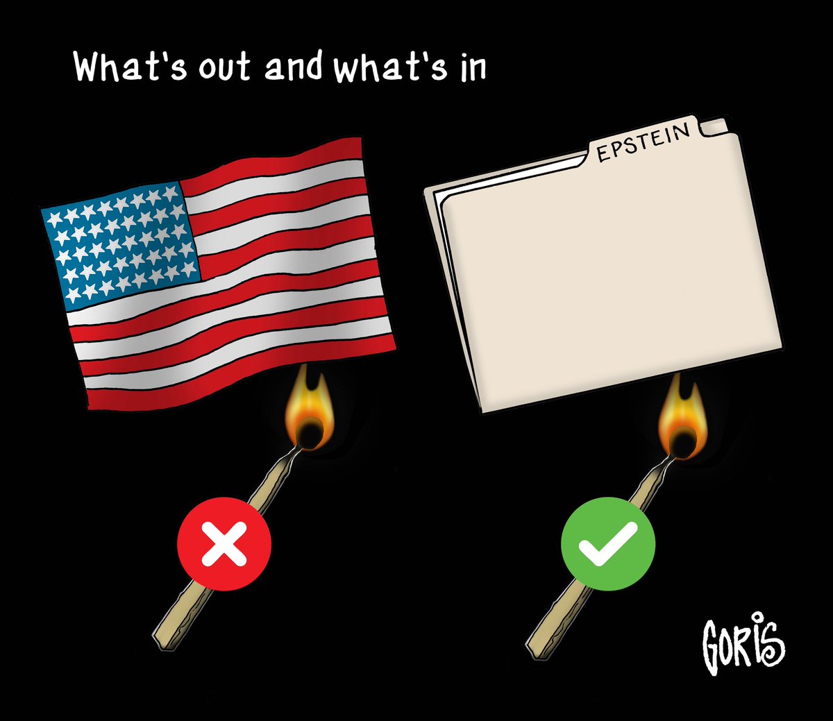 DennisGoris's tweet image. Did someone say distraction? #EpsteinFiles #flagburning