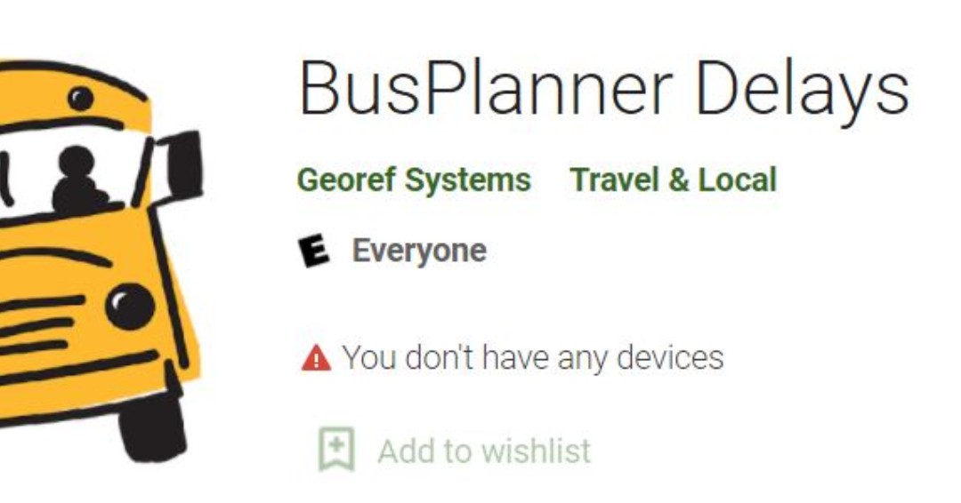 Stay informed about school bus delays and cancellations with the BusPlanner Delays App – alerts sent straight to your phone!

📌 Simple to set up
📌 Free to install
📌Notifications for your child’s bus

✅ Find BusPlanner Delays in your app store!