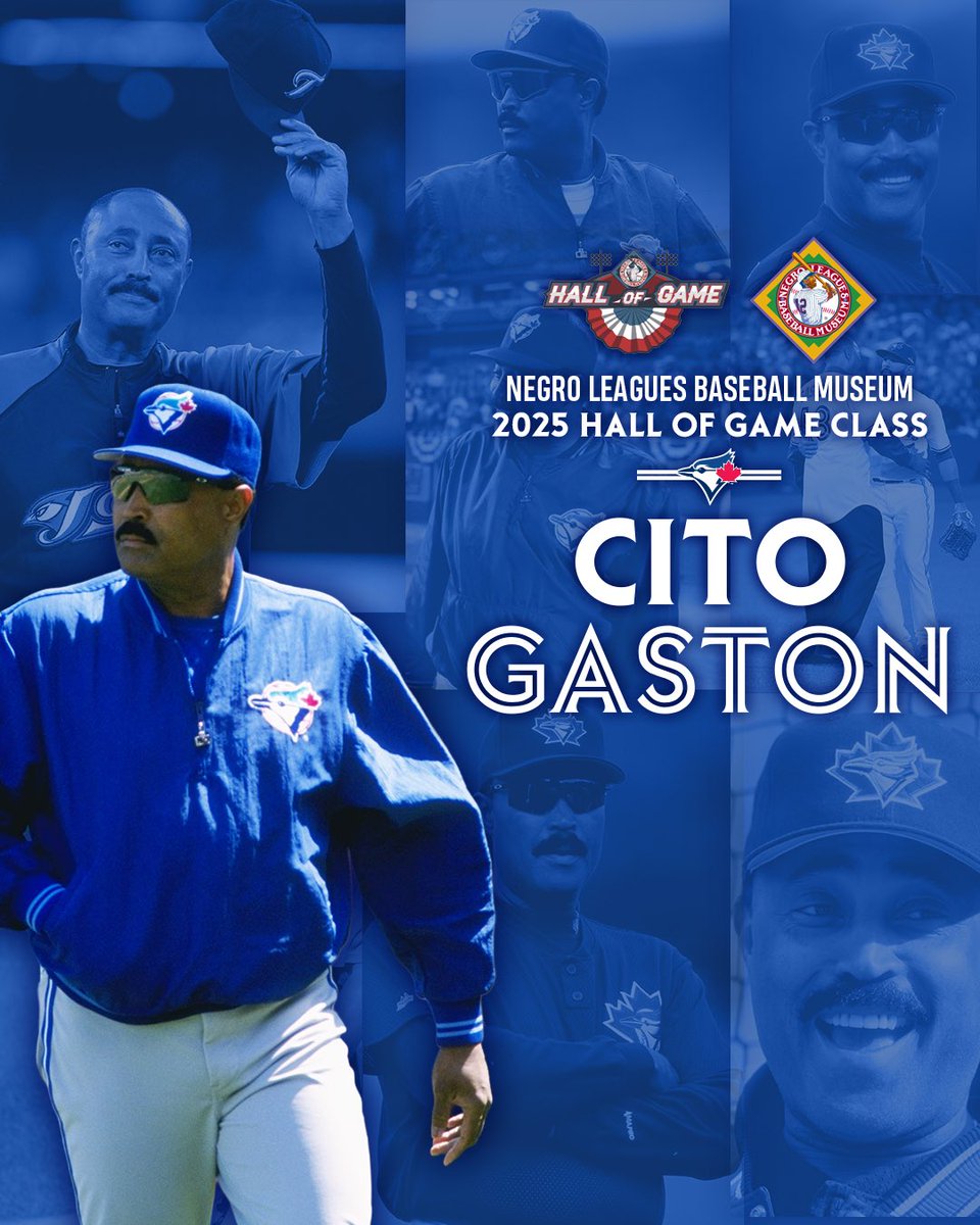 A legend in our game 🐐

Congratulations to our all-time winningest Manager - Cito Gaston - on being named to <a href="/NLBMuseumKC/">Negro Leagues Baseball Museum</a>’s Hall of Game!