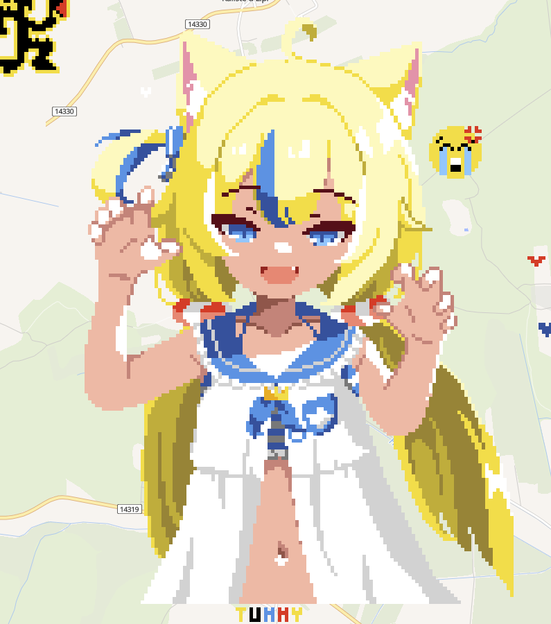 Finally finished Saba on Wplace!
awesome art by <a href="/Springfield_M1A/">캬엉</a>