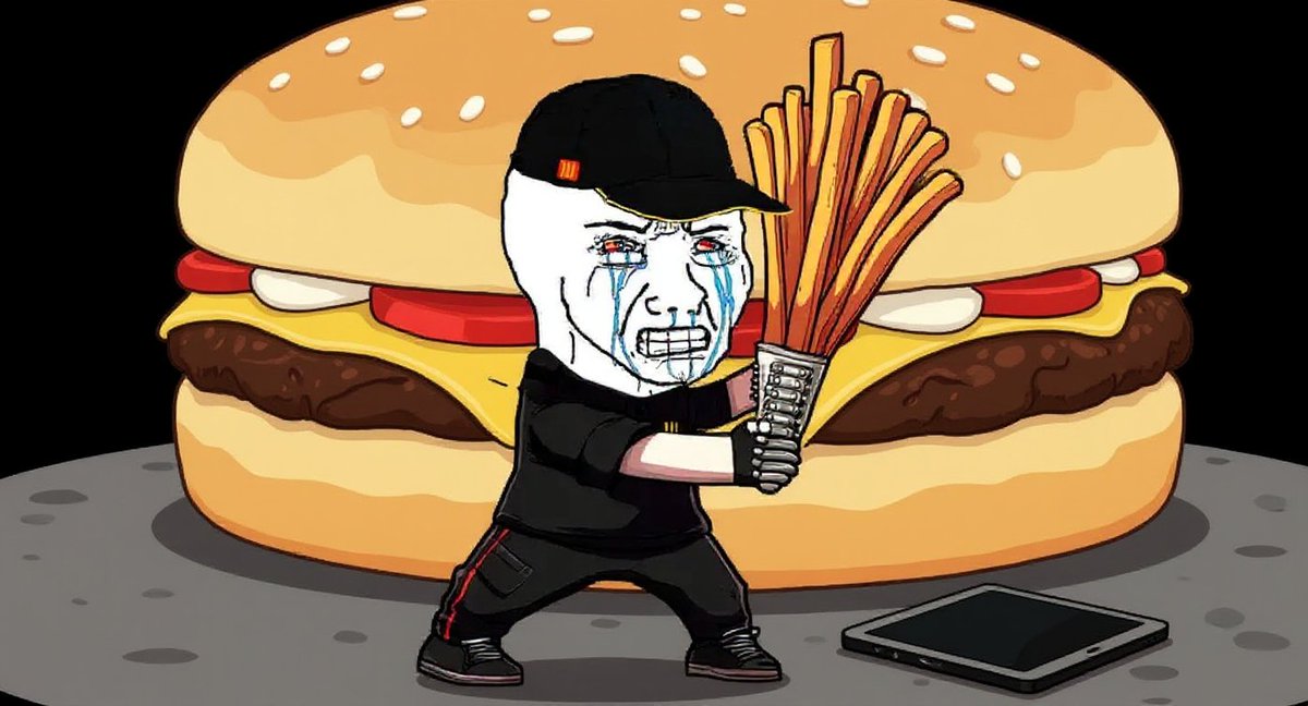 - You're not yourself when you're hungry!
- Food is food - food forever!
- Preparing for a nighttime battle with the refrigerator!

Leave your funny comments under this post. The authors of the best comments will receive the “Roasted Guy” meme on their account.

#Web3 #P2E #game