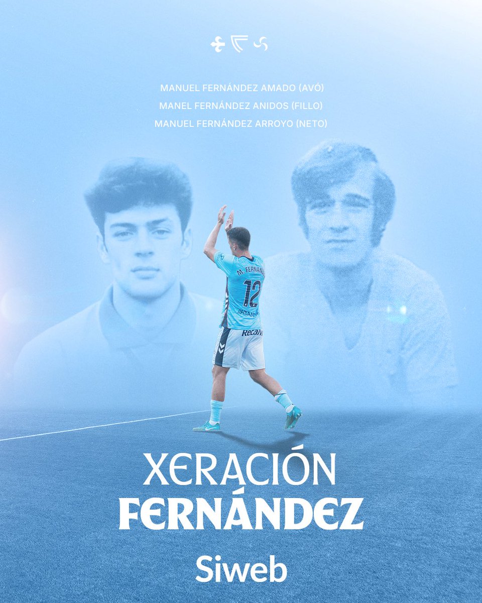 Gardiáns dunha herdanza 🛡️

É a primeira vez na nosa historia que tres xeracións dunha mesma familia xogan en <a href="/LaLiga/">LALIGA</a> coa camiseta do Celta.

🔋 𝑷𝒐𝒘𝒆𝒓𝒆𝒅 𝒃𝒚 <a href="/getsiweb/">Siweb.es</a>