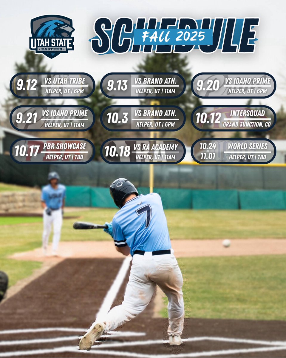 The fall season is here!! All scrimmages are available for the public! Come and join us at Ernie Gardner Field!! Go Eagles! #skeags🦅