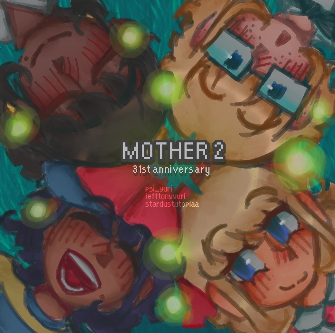 happy birthday to my favorite game of all time!!!!!!! kiss kiss mwah mwah ily mother 2

#MOTHER2_31st #MOTHER2_31周年