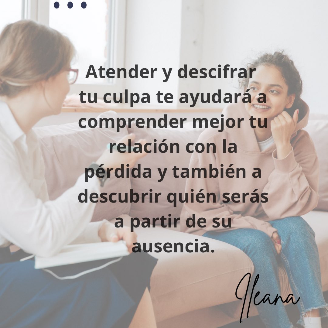 La Culpa en el duelo

¡Buen martes! ☕️

🌀La culpa es una emoción fuerte y compleja luego de una pérdida que tendemos a esconder porque de algún modo nos enjuicia y señala, sin embargo es una respuesta NORMAL en el duelo. 

🧠💭Nuestros pensamientos y pesar son: “pude haber hecho