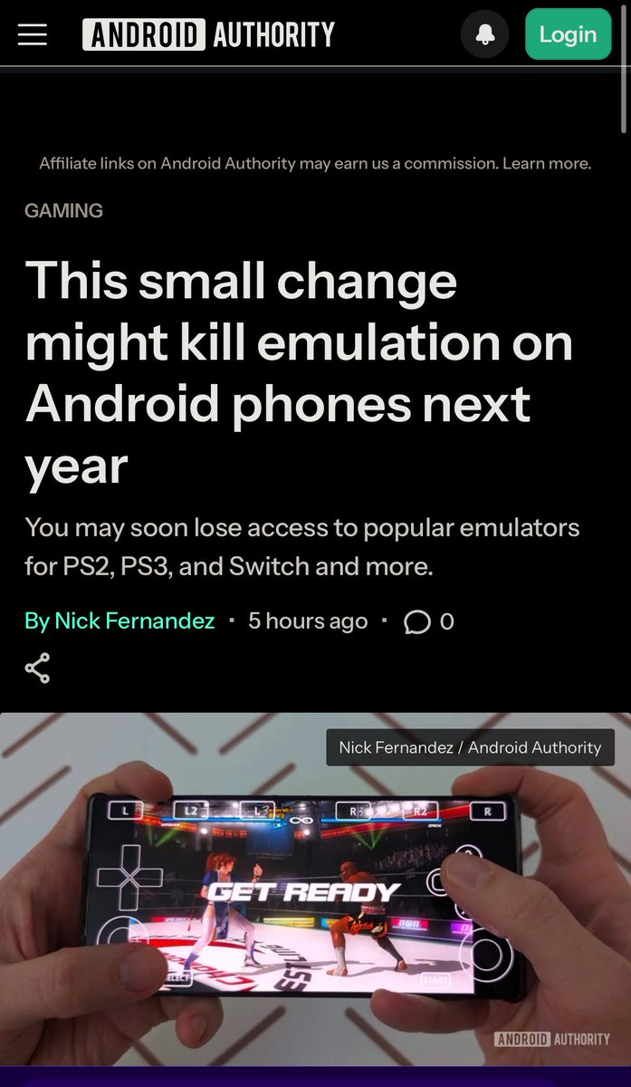 Você não vai conseguir emular mais nada em seu celular 

Isso não me parece um avanço...