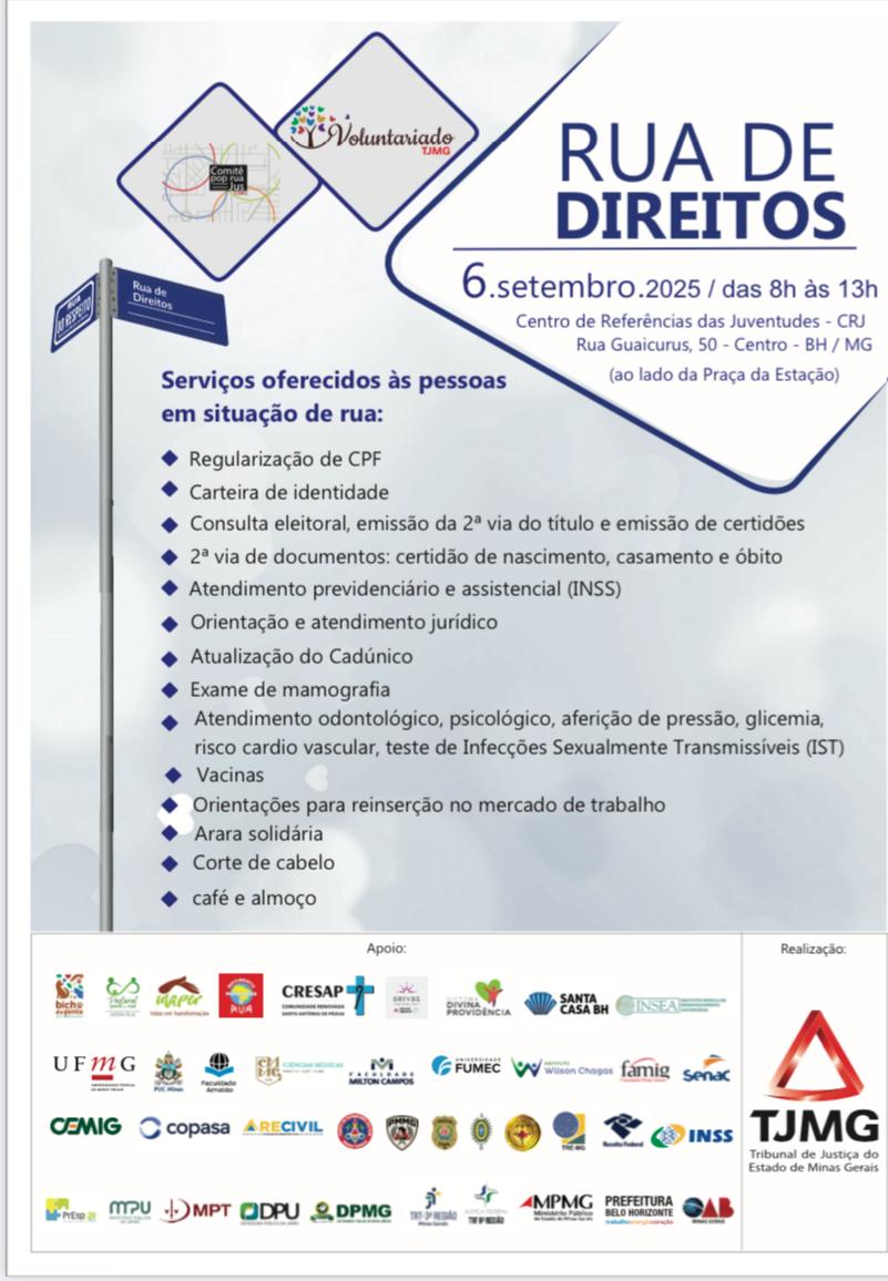 EiHenderson's tweet photo. Gente, vamos divulgar a "Rua de Direitos"! Um dia de serviços (documentos, saúde, emprego) pra população de rua em BH. Precisamos que isso chegue no Zema, que acha que morador de rua é como lixo pra ser "recolhido". Eles precisam de direitos, não de sumir. #RuaDeDireitos https://t.co/BCzSKlT2s1