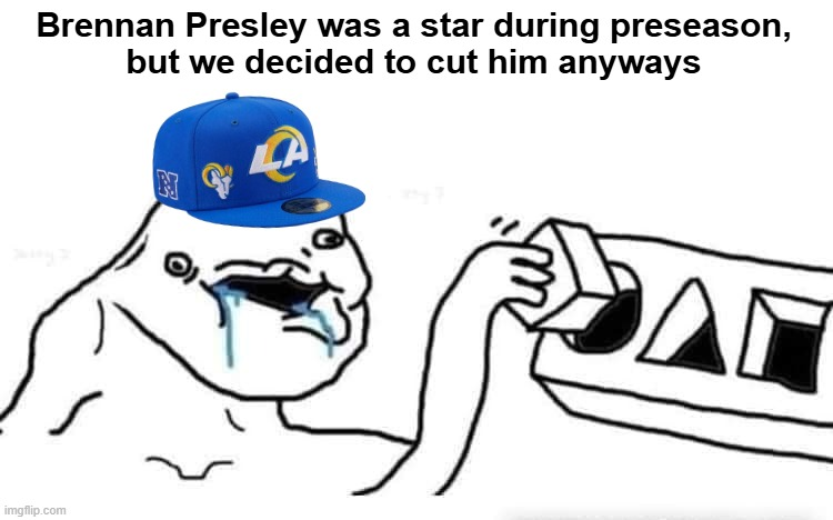 Bad decision by the Rams. Hopefully Brennan lands at an organization that appreciates how good he is