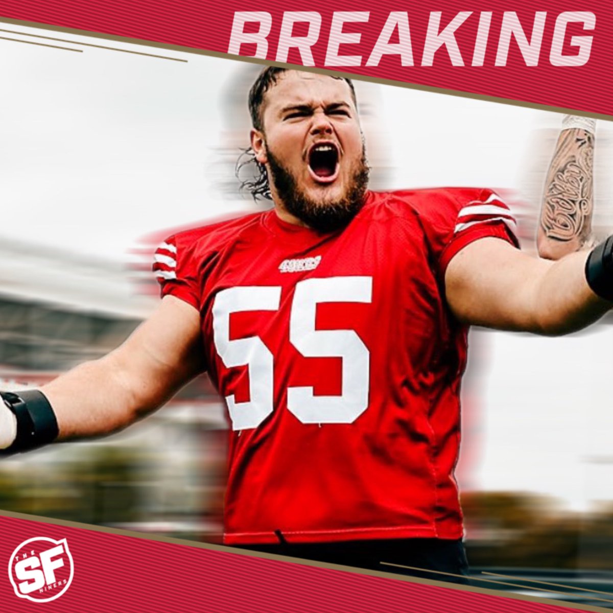 #49ers UDFA OL Drew Moss has made the final 53-man roster, per <a href="/MaioccoNBCS/">Matt Maiocco</a>