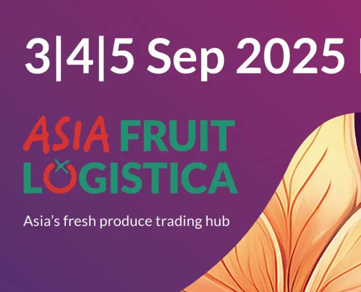 #26Agos #Evento 
Asia fruit logística 2025  
03  al 05/09/2025 Feria Internacional del márqueting de la fruta y la verdura AsiaWorld-Expo at Hong Kong airport - Hong Kong [China]