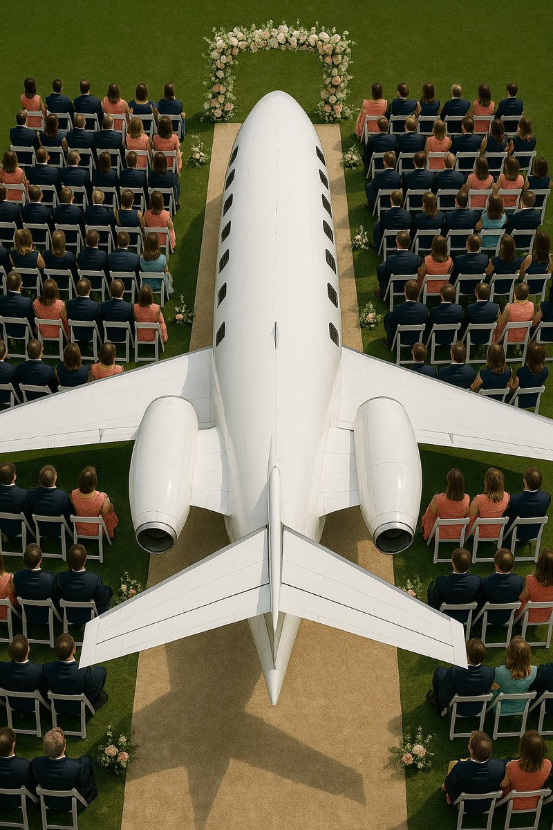 taylor going down the aisle at her wedding