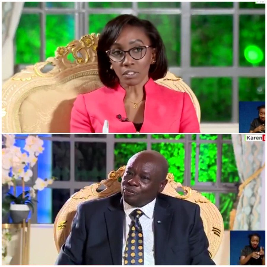 DismasKiprop16's tweet photo. We know Riggy G is a BULLY. The INDEPENDENT & FEARLESS Yvonnne Okwara we had during the 1st session of #AskGachagua show is GONE. My FEARS have been CONFIRMED Rigathi Gachagua did something to our lady during the BREAK. #TheTribalExplainer #CitizenExplainer https://t.co/2UIoXOlpp0