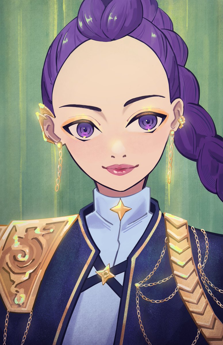 saryssa5's tweet photo. I re-drew Rumi's face. Which one do you like better? https://t.co/8ZpLud1XK7