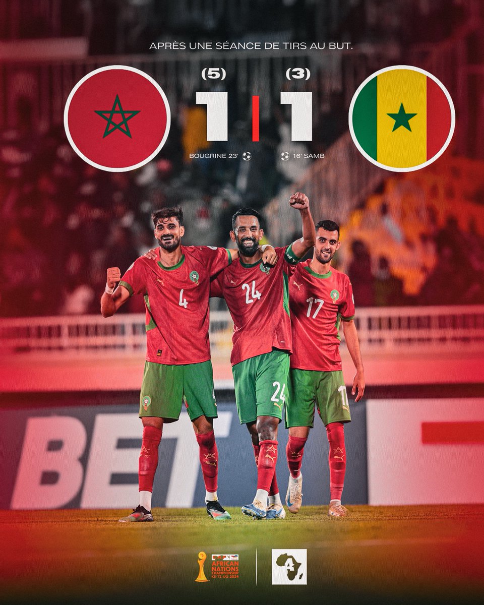 🚨 𝗟𝗘 𝗠𝗔𝗥𝗢𝗖 🇲🇦 𝗘́𝗟𝗜𝗠𝗜𝗡𝗘 𝗟𝗘 𝗦𝗘́𝗡𝗘́𝗚𝗔𝗟 🇸🇳 𝗘𝗧 𝗦𝗘 𝗤𝗨𝗔𝗟𝗜𝗙𝗜𝗘 𝗘𝗡 𝗙𝗜𝗡𝗔𝗟𝗘 𝗗𝗨 𝗖𝗛𝗔𝗡 𝟮𝟬𝟮𝟱 ! 🌍🏆