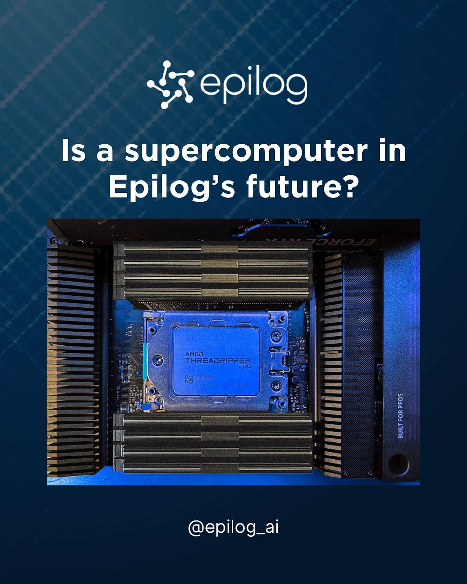 epilog_ai's tweet image. Is a supercomputer in Epilog’s future? 💻

Visit us on StartEngine to read more: startengine.com/offering/epilog

#EpilogAI #AINews #AITech