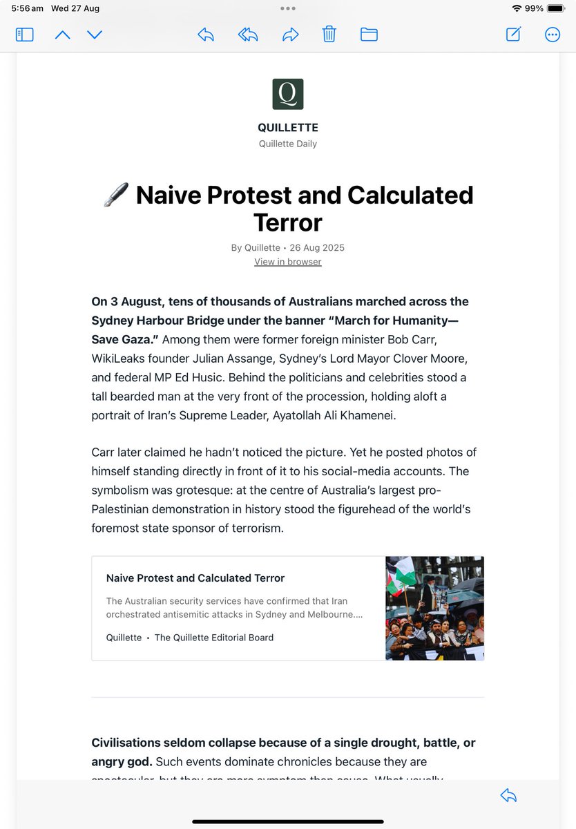 Quillette Daily.  Always a good read :