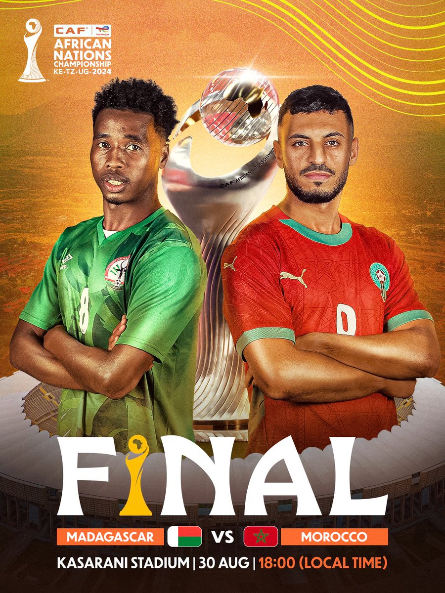 🇲🇬 Madagascar 🆚 Morocco 🇲🇦

All or nothing, the final is here! 🤩

#TotalEnergiesCHAN2024