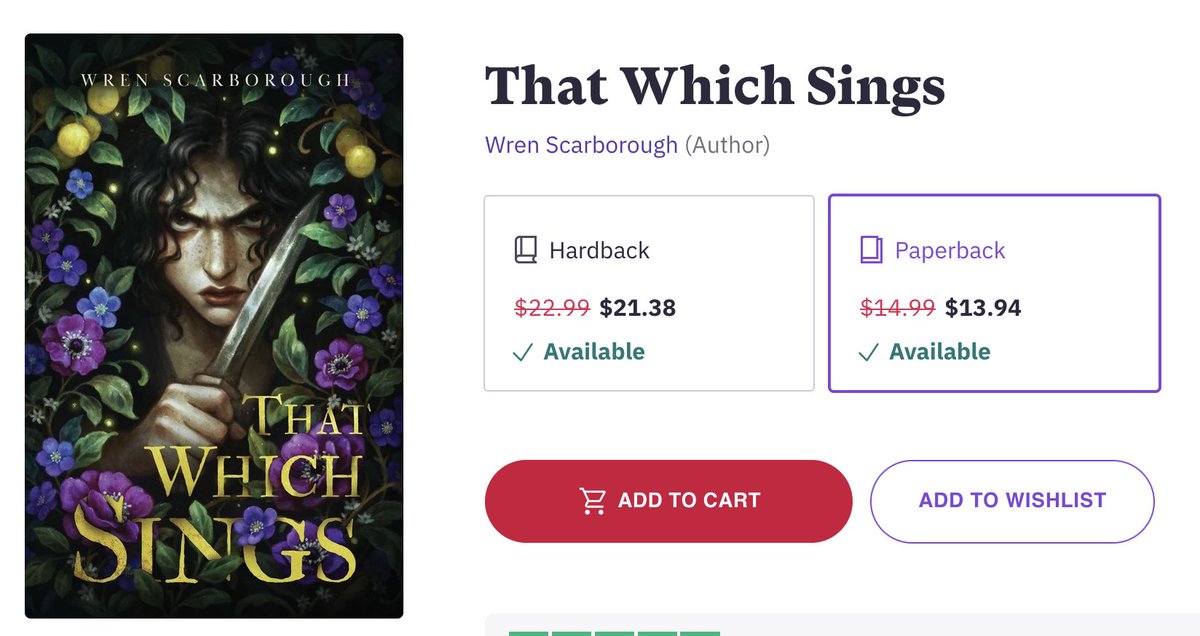 wrenscarborough's tweet image. Find THAT WHICH SINGS and other indie fantasy picks on Bookshop.org&apos;s curated indie list Fresh Fantasy Finds here: bookshop.org/lists/fresh-fa…

Or head right to TWS here: bookshop.org/p/books/that-w… 

@ingramsparkbooks #curatedindie #ingramsparkauthor #ingramspark