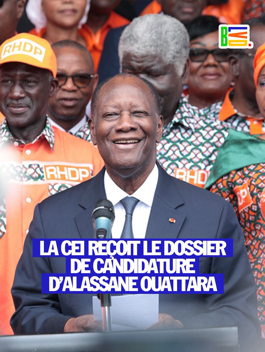 La candidature tant attendue du président Alassane Ouattara a été enfin déposée, bouclant ainsi le dépôt des candidatures pour la présidentielle 2025.

#news #cotedivoire #election
