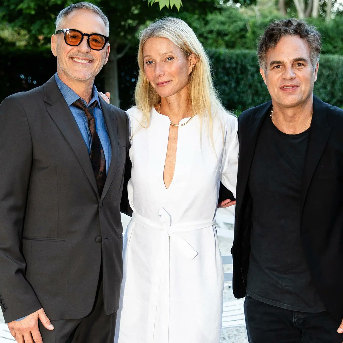 Robert Downey Jr., Gwyneth Paltrow and Mark Ruffalo in a newly shared photo.
