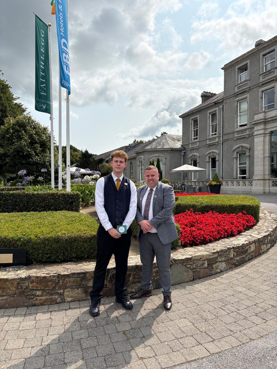 Faithlegghouse's tweet image. Another Gem Award earned and well deserved by Conor Foran ✨ These highlight our teams dedication to living out our Core Values and providing incredible guest care day in day out! Well done Conor! 
 #Faithlegg #TeamTuesday #CoreValues #GemAward