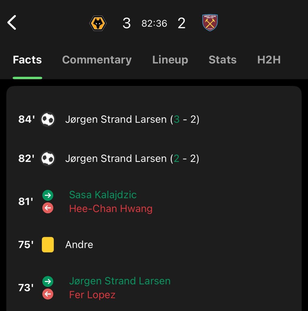 Even further proof that JSL is absolutely integral to this #wwfc team. 

Don’t care if Newcastle offer £100m, he shouldn’t be sold.