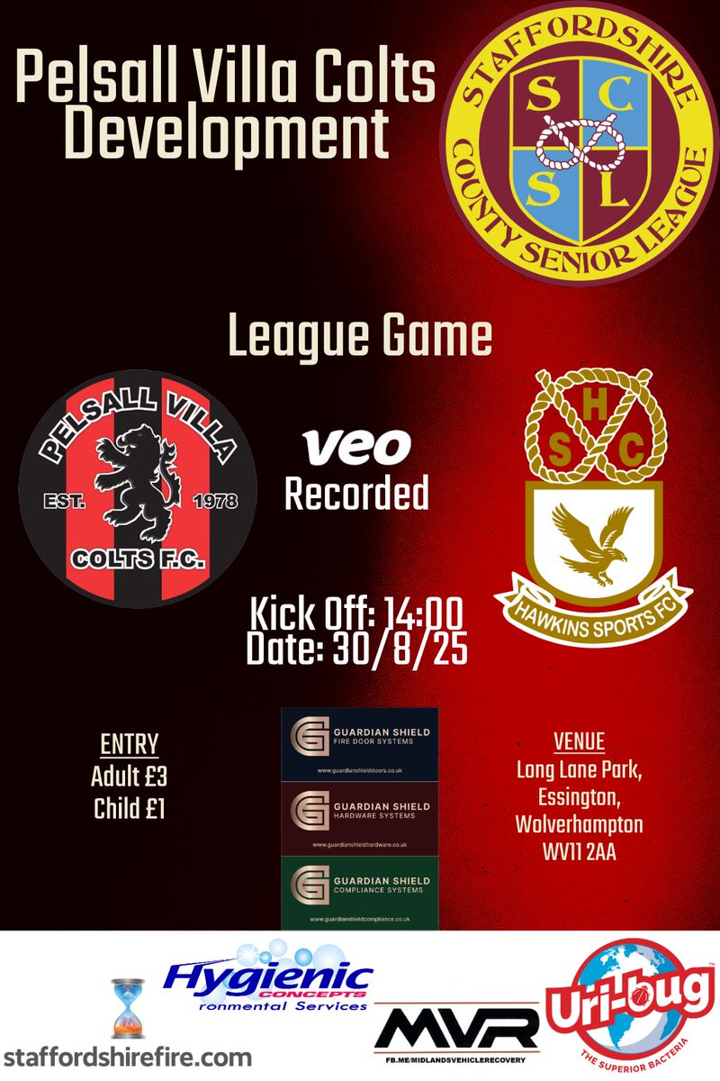 Back at home this weekend local Derby all support welcomed cash only on the gate ⚫️🔴