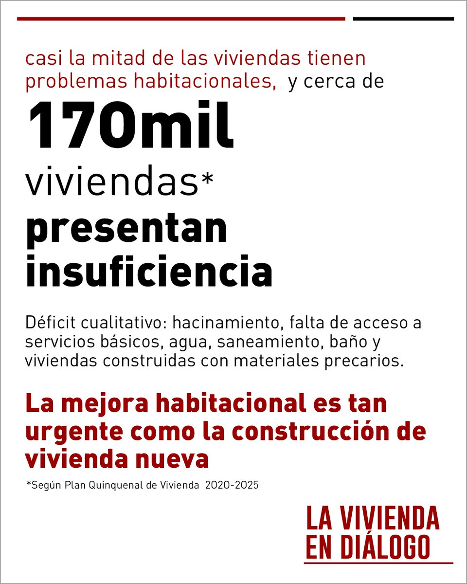 🏠 La Vivienda en Diálogo busca dar visibilidad a un problema central del país: el acceso a la vivienda.

Cerca de 30 organizaciones sociales, junto a la Universidad de la República, trabajamos en conjunto para elaborar propuestas y reivindicaciones que garanticen el...