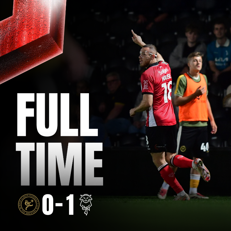 LincolnCity_FC's tweet photo. 💪 Into round three!

⌚️ FT | 🟡 0-1 🔴 | #BURLIN