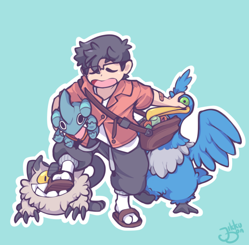 datsean's tweet image. Pokemon, I imagine if I was a Pokemon day care worker