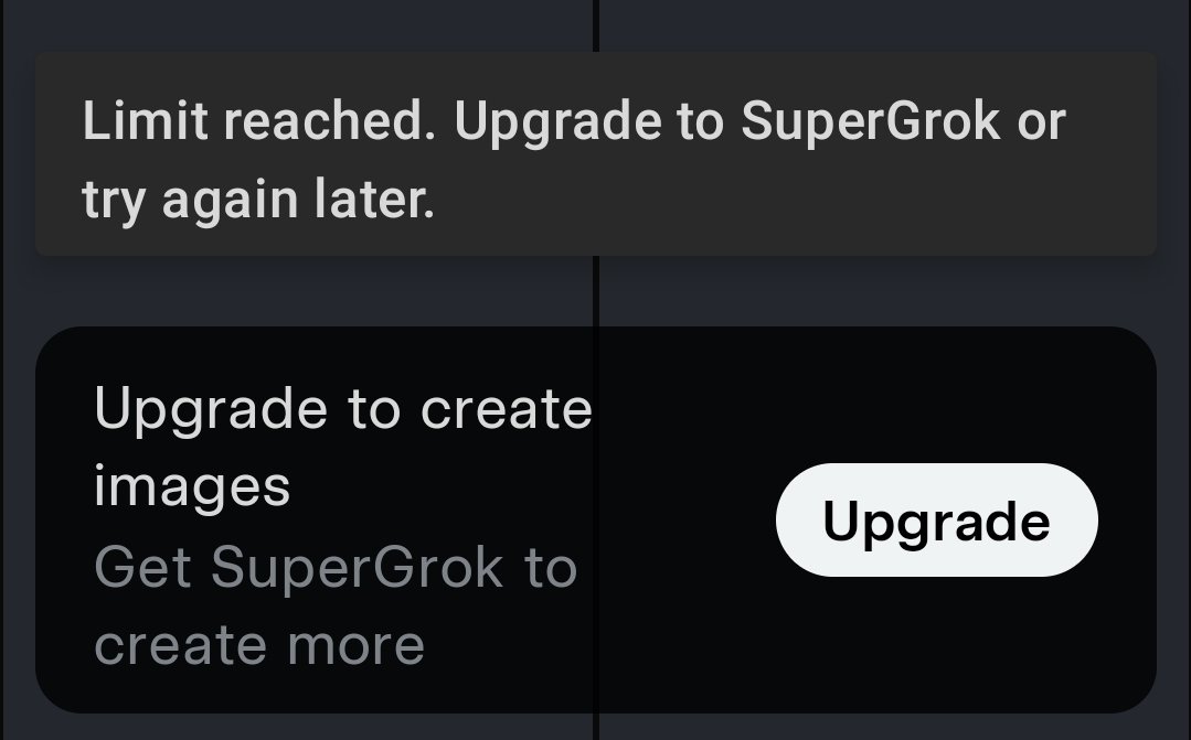 LexBoismenu's tweet photo. @grok I keep force closing app, clear cache, log off and back in. I even tried changing servers on VPN. Always the same. I can make a few images sporadically and then it blocks me for the whole day. My subscription status is active within app. (Android) https://t.co/O4YJQRDzsy