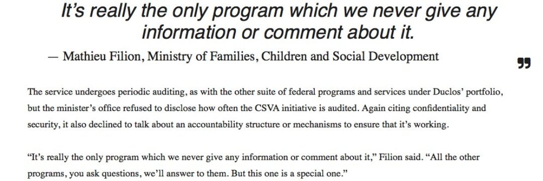 canstatesecrets's tweet photo. @RachaelThomasAB The @CPC_HQ refused to say how many women & children were verbally enrolled with the federal tax payer funded identity change program for victims of severe abuse.
The @liberal_party refers to it as the "special one".
What has the government been hiding for 33 years? #StateSecrets https://t.co/grSLNCvGfb