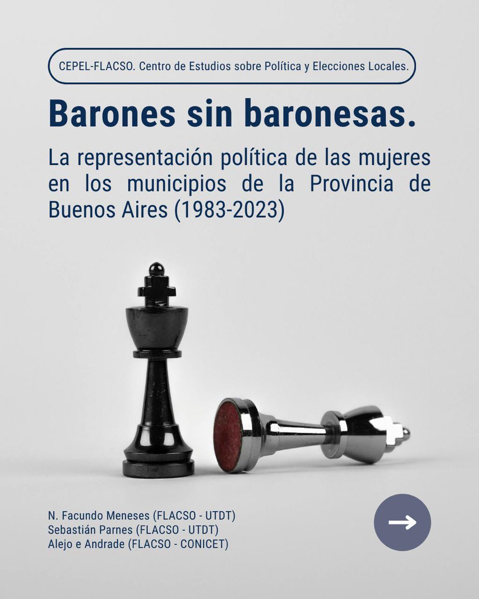 ¡Les presentamos el documento de investigación N°1 de CEPEL-FLACSO!

Hay paridad en las listas legislativas, pero ¿Qué pasa en el Poder Ejecutivo? Para responderlo, observamos los últimos 40 años de política bonaerense.

Autores: <a href="/FacuMeneses/">Facu.</a>, <a href="/SebaParnes/">Sebastián Parnes</a> y <a href="/alejoean/">Alejo e Andrade</a>