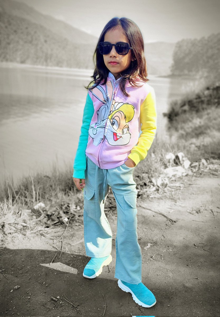 My shadow, my daughter #Rajvi wishes you a very happy birthday.