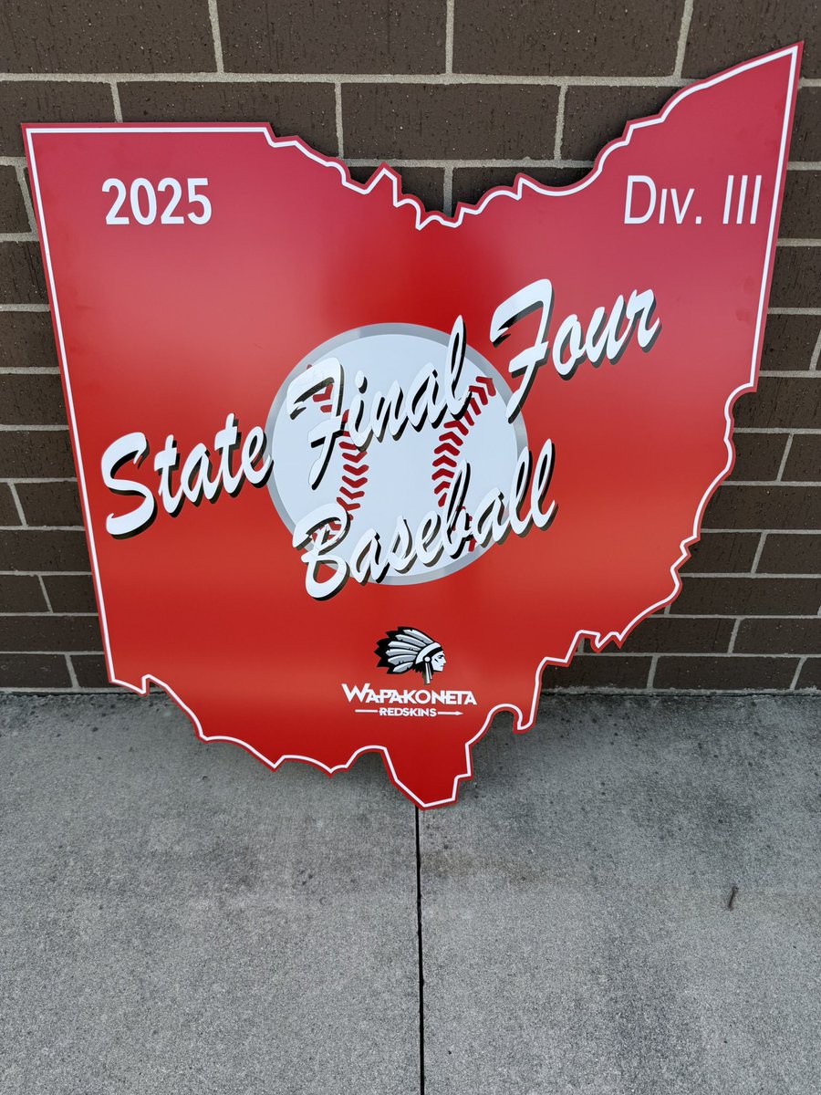 Look what just arrived.  Can’t wait to get this hung up along with some additional items on the outfield fence this spring. Stay tuned.